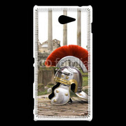 Coque Sony Xperia M2 Casque de soldat romain