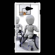 Coque Sony Xperia M2 Handisport Basketball