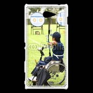 Coque Sony Xperia M2 Tir à l'arc handisport