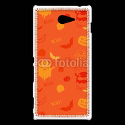 Coque Sony Xperia M2 Fond Halloween 1