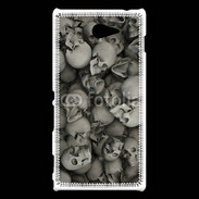 Coque Sony Xperia M2 Tête de mort 3