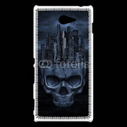 Coque Sony Xperia M2 Tête de mort 5