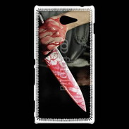 Coque Sony Xperia M2 Couteau ensanglanté