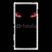 Coque Sony Xperia M2 Yeux rouges fond noir
