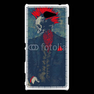 Coque Sony Xperia M2 Tête de mort Punk