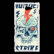 Coque Sony Xperia M2 Tête de Mort Thunder Strike
