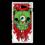 Coque Sony Xperia M2 Tête de Mort Zombie 15