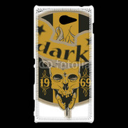 Coque Sony Xperia M2 Dark Tête de mort