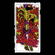 Coque Sony Xperia M2 Tête de Mort Zombie 35