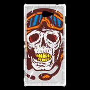 Coque Sony Xperia M2 Tête de mort pilote