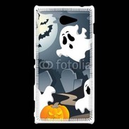 Coque Sony Xperia M2 j'aime les fantômes 16