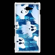 Coque Sony Xperia M2 j'aime les fantômes 19