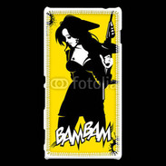 Coque Sony Xperia M2 Lady Criminal BAM BAM 25