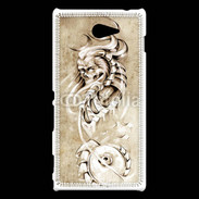 Coque Sony Xperia M2 Monstre en dessin 150