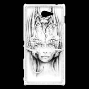 Coque Sony Xperia M2 Guerrière en dessin 10