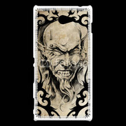 Coque Sony Xperia M2 Visage tatouée et percée 60