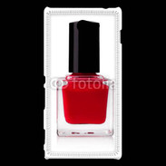 Coque Sony Xperia M2 Vernis rouge esthéticienne
