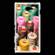 Coque Sony Xperia M2 Fils à couture