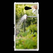 Coque Sony Xperia M2 Jardinier