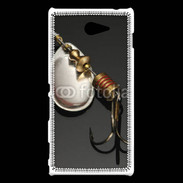 Coque Sony Xperia M2 Hameçon et cuillère pêcheur