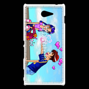 Coque Sony Xperia M2 Garçon romantique