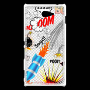 Coque Sony Xperia M2 Vintage cartoon comic
