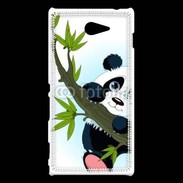 Coque Sony Xperia M2 Panda géant en cartoon