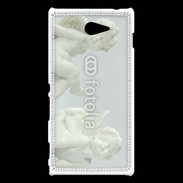 Coque Sony Xperia M2 Statue d'anges