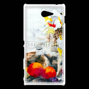 Coque Sony Xperia M2 Peinture nature morte 10
