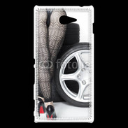 Coque Sony Xperia M2 Pneu sexy