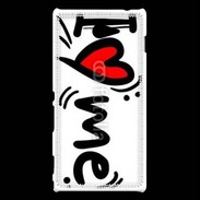 Coque Sony Xperia M2 I love me 