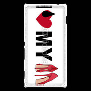 Coque Sony Xperia M2 I love my shoes