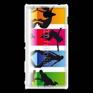 Coque Sony Xperia M2 Set break dancers 