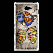 Coque Sony Xperia M2 HIP HOP graffiti
