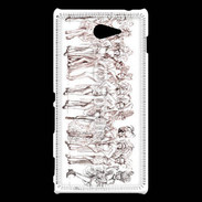 Coque Sony Xperia M2 French Cancan 5