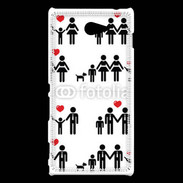 Coque Sony Xperia M2 Gay et lesbiennes en couple