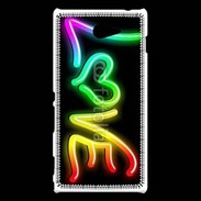 Coque Sony Xperia M2 Love en couleur
