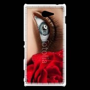 Coque Sony Xperia M2 Fleurs glamour 5