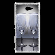 Coque Sony Xperia M2 Coupe de champagne lesbienne