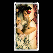 Coque Sony Xperia M2 Couple lesbiennes romantiques