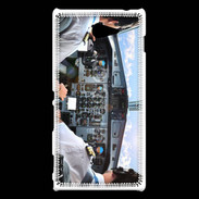 Coque Sony Xperia M2 Cockpit avion de ligne