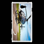 Coque Sony Xperia M2 Hélicoptère 1