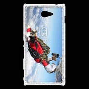 Coque Sony Xperia M2 Saut en parachute
