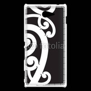 Coque Sony Xperia M2 Tatouage Maori