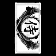 Coque Sony Xperia M2 Tatouage Samouraï