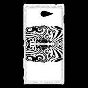 Coque Sony Xperia M2 Tatouage Maori 5