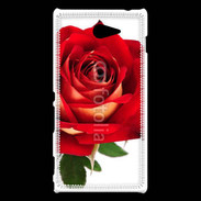 Coque Sony Xperia M2 Rose rouge