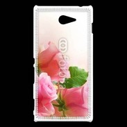 Coque Sony Xperia M2 Belle rose 2