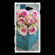 Coque Sony Xperia M2 Panier de roses