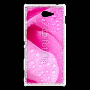 Coque Sony Xperia M2 Pétale de rose